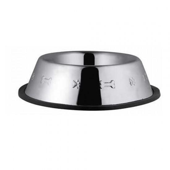 Eurodog Metal Desenli Kedi Köpek Mama Su Kabı