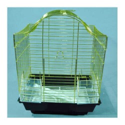 Eurogold Pirinç Telli Üçgen Çatılı Kuş Kafesi