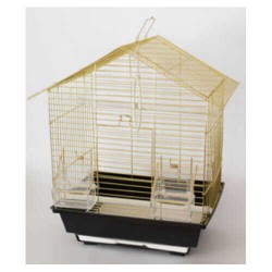 Eurogold Üçgen Çatılı Pirinç Kuş Kafesi