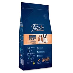 Felicia Az Tahıllı Kuzulu Küçük/Orta Irk Yavru Köpek Maması