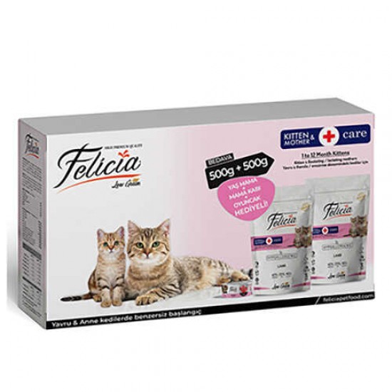 Felicia Az Tahıllı Kuzulu Yavru Kedi Maması