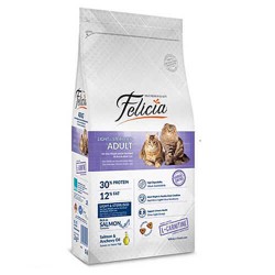 Felicia Somonlu Light&Sterilised HypoAllergenic Az Tahıllı Kedi Maması