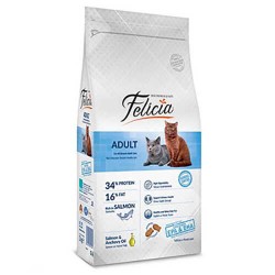 Felicia Somonlu Yetişkin HypoAllergenic Az Tahıllı Kedi Maması