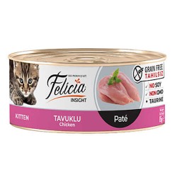 Felicia Tahılsız Kıyılmış Tavuklu Yavru Kedi Konservesi