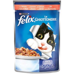 Felix Somon Balıklı Yetişkin Kedi Konservesi Pouch