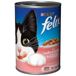 Felix Somon Ve Alabalık Yetişkin Kedi Konservesi