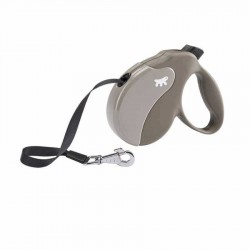 Ferplast Amigo Medium Otomatik Köpek Gezdirme Tasması Gri