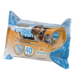 Ferplast Genico Fresh Kedi Köpek Deniz Parfümlü Temizlik Mendili