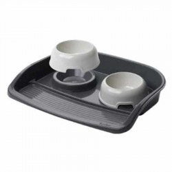 Ferplast Lındo Maxı Mama Kabı Seti Gri