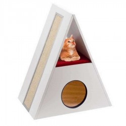 Ferplast Merlin Üçgen Kedi Tırmalama Yatağı