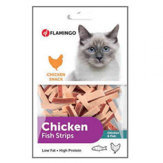 Flamingo Chicken Balık Sandviç Kedi Ödülü