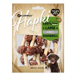 Flamingo Hapki Kuzulu Pirinçli Dumbell Köpek Ödülü