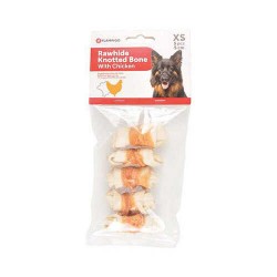 Flamingo Tavuk Eti Sargılı Düğüm Kemik Köpek Ödülü