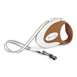 Flexi Coffee Collection Caramel Small Otomatik Köpek Gezdirme Tasması