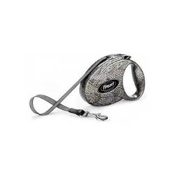 Flexi Fashion Gentlement Carbon Otomatik Köpek Gezdirme Tasması