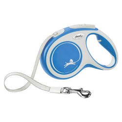 Flexi New Comfort Otomatik Mavi Şerit Köpek Gezdirme Tasması