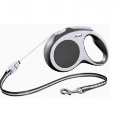 Flexi Vario İpli Otomatik Köpek Gezdirme Tasması Gri