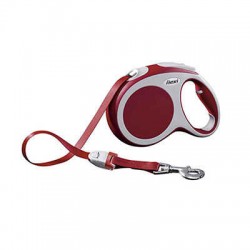 Flexi Vario Şerit Otomatik Köpek Gezdirme Tasması Kırmızı
