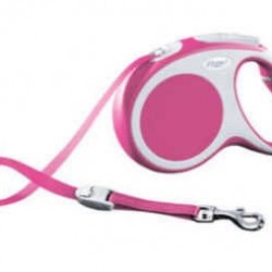 Flexi Vario Otomatik Şerit Köpek Gezdirme Tasması Pembe