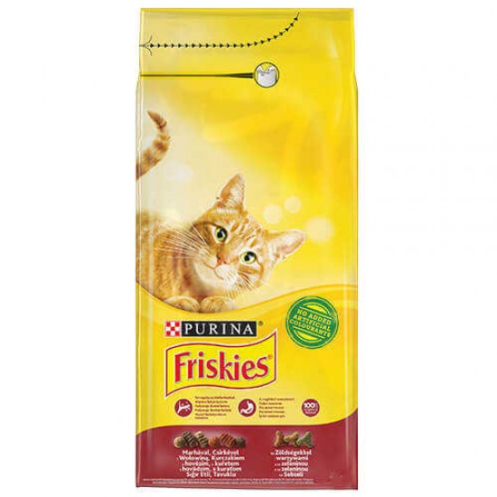Friskies Etli Tavuklu Ve Sebzeli Yetişkin Kedi Maması