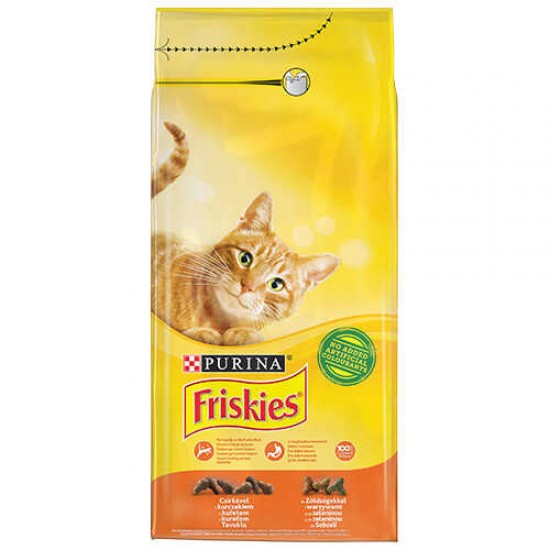 Friskies Tavuklu Sebzeli Yetişkin Kuru Kedi Maması