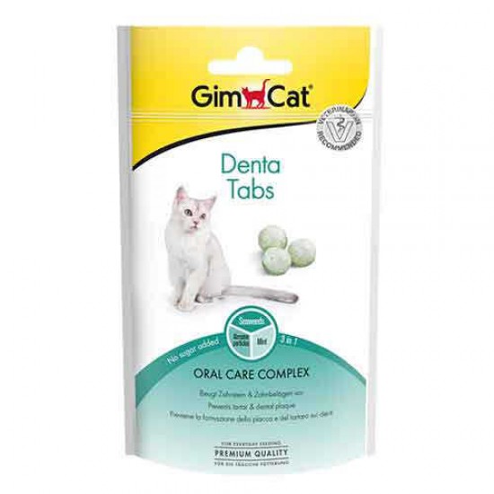 Gimcat Denta Tabs Ağız Diş Sağlığı Kedi Ödülü