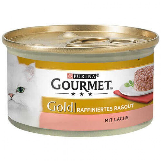 Gourmet Gold Savoury Cake Somonlu Kedi Konservesi
