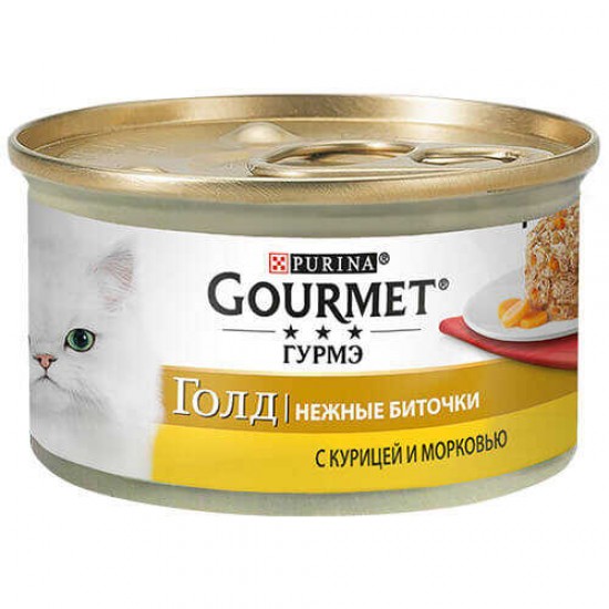 Gourmet Gold Savoury Cake Tavuklu Havuçlu Kedi Konservesi