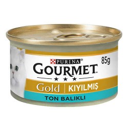 Gourmet Gold Ton Balıklı Yetişkin Kıyılmış Kedi Konservesi
