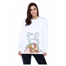 Haytap Beyaz Unisex Sweatshirt