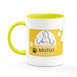 Haytap Sen Gelince Mutlu Oluyorum Figürlü Kupa