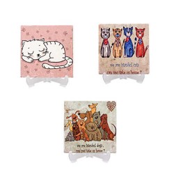 Haytap Taş Bardak Altlığı