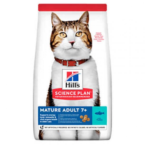 Hills 7+ Active Tuna Balıklı Yaşlı Kuru Kedi Maması