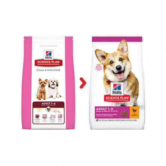Hills Adult Canine Small & Miniature Tavuklu Küçük Irk Yetişkin Köpek Maması
