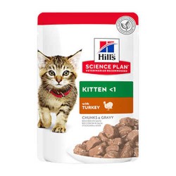 Hills Kitten Hindili Yavru Kedi Pouch Konserve