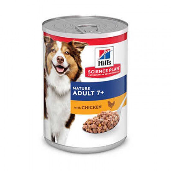 Hills Mature +7 Tavuklu Yaşlı Köpek Konservesi