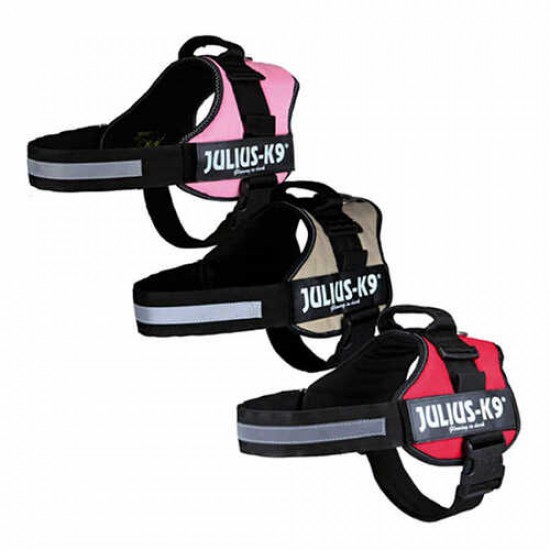 Julius-K9 Özel Köpek Göğüs Tasması Kırmızı