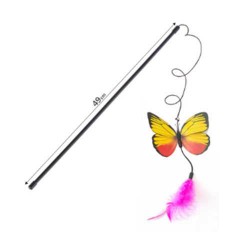 Kedi Olta Oyuncak Kelebekli