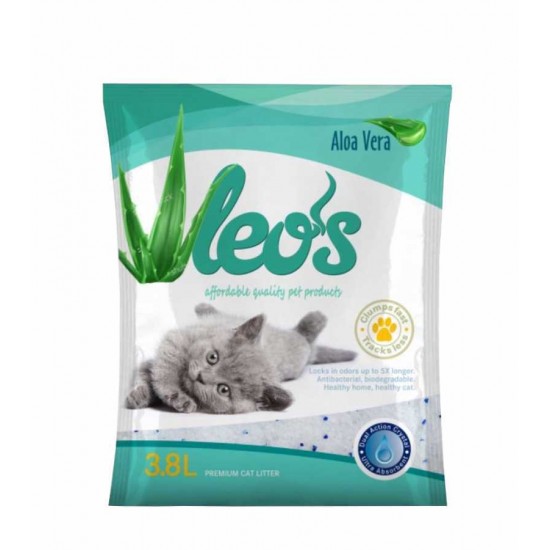Leo Aloa Vera Aromalı Kristal Kedi Kumu