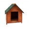 Leos Dış Mekan Ahşap Köpek Kulübesi