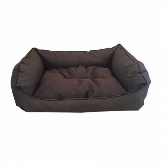 Leos Dış Mekan Su Geçirmez Köpek Yatağı No:1 50x40x10 Cm Kahverengi