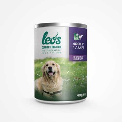 Leos Kuzu Parça Etli Soslu Yetişkin Köpek Konservesi