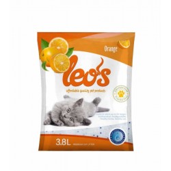 Leos Portakal Aromalı Kristal Kedi Kumu