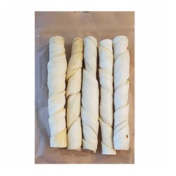 Leos Sütlü Beyaz Burgulu Kemik 5'Li Köpek Ödülü