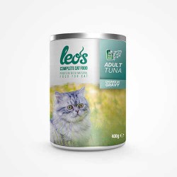 Leos Ton Balıklı Parça Etli Soslu Yetişkin Kedi Konservesi