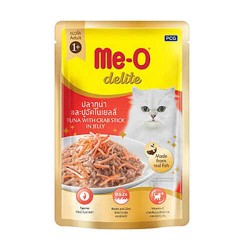 Meo Ton Balıklı Yengeçli Kedi Konservesi Pouch