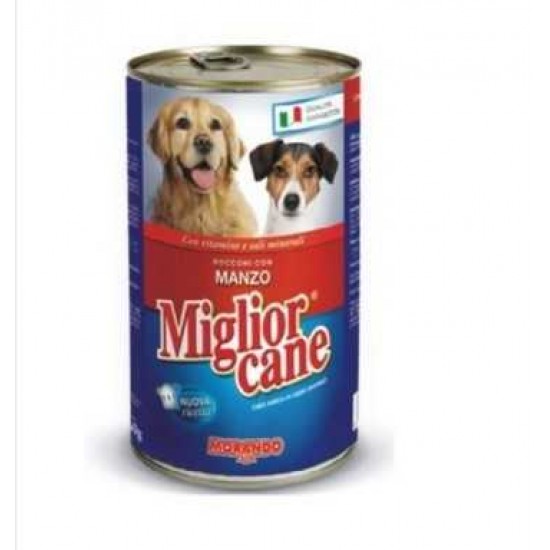 Miglior Cane Sığır Etli Biftekli Yetişkin Köpek Konservesi