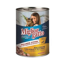 Miglior Gatto Tavuklu Ve Hindili Yetişkin Kedi Konservesi