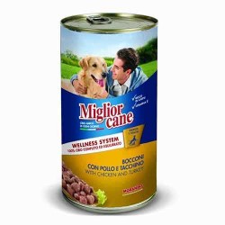 Miglior Tavuklu&Hindili Yetişkin Köpek Konservesi