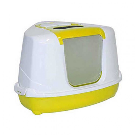 Moderna Flip Köşeli Kapalı Kedi Tuvaleti 59-39-45 Cm